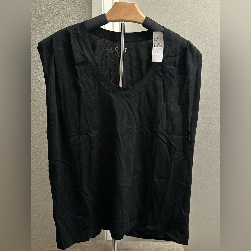 Loft - Women’s Pleated Muscle Tee/Top